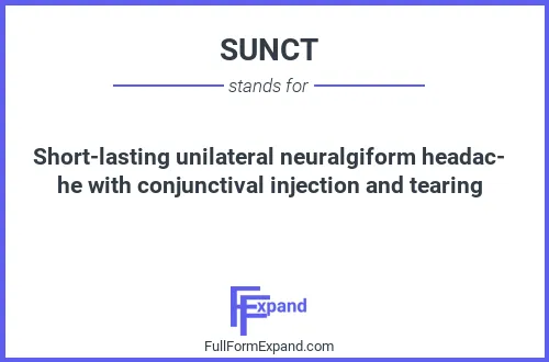 Full form of SUNCT