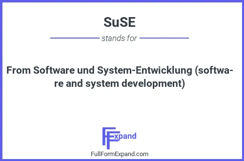 Full form of SuSE