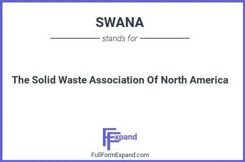 Full form of SWANA