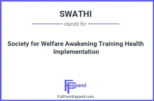 Full form of SWATHI