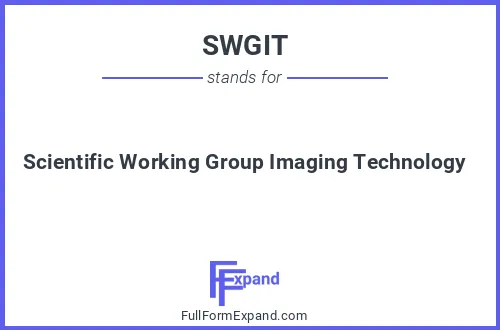 Full form of SWGIT