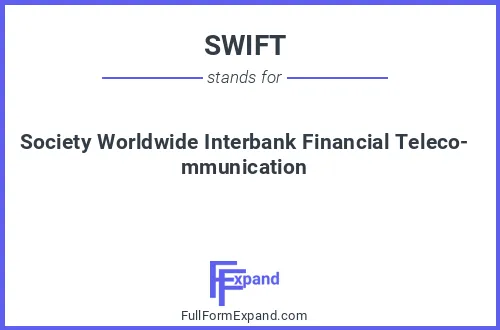 Full form of SWIFT