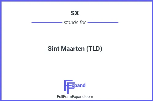 Full form of sx