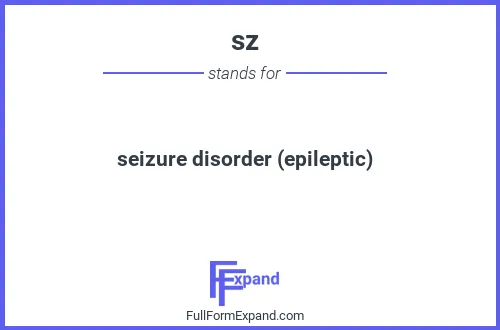 Full form of sz