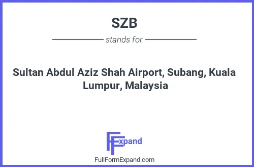 Full form of SZB