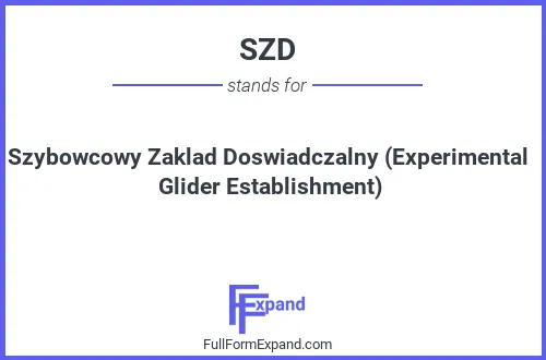 Full form of SZD