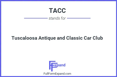 Full form of TACC