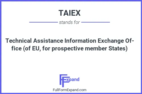 Full form of TAIEX