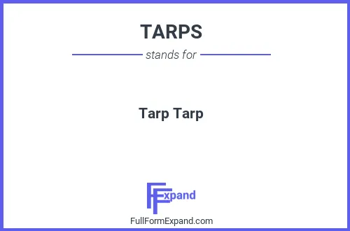 Full form of TARPS