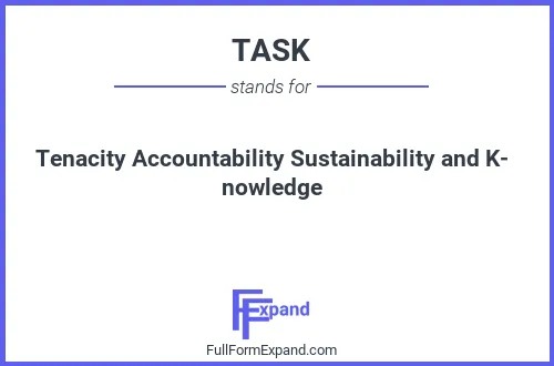 Full form of TASK