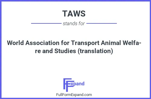 Full form of TAWS