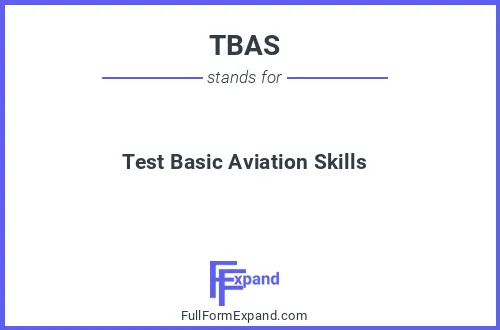 Full form of TBAS