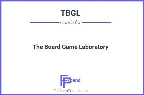 Full form of TBGL