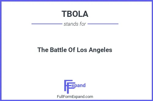 Full form of TBOLA