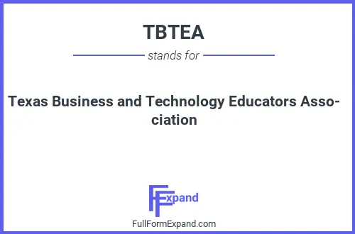 Full form of TBTEA