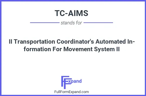 Full form of TC-AIMS