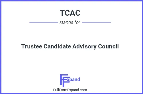 Full form of TCAC
