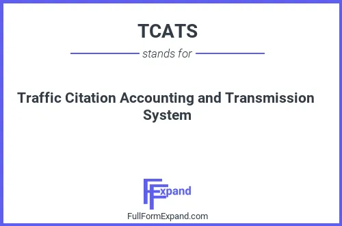 Full form of TCATS