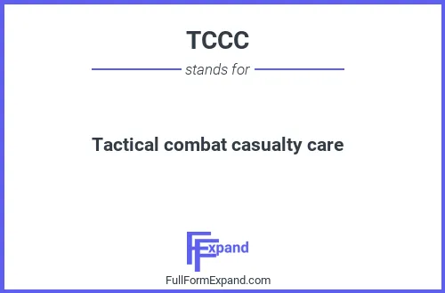 Full form of TCCC
