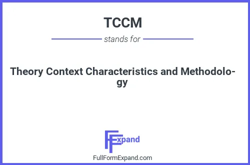 Full form of TCCM