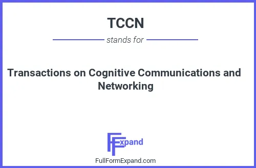 Full form of TCCN
