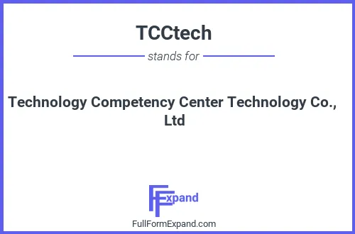 Full form of TCCtech