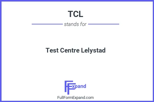 Full form of TCL