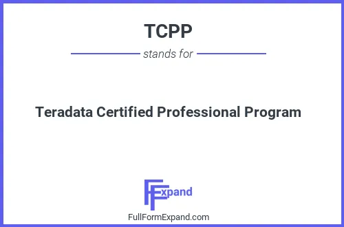 Full form of TCPP