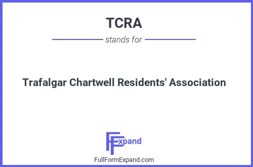Full form of TCRA