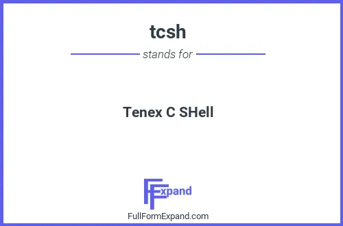 Full form of tcsh