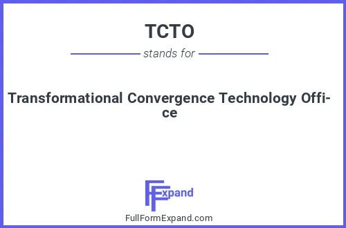 Full form of TCTO