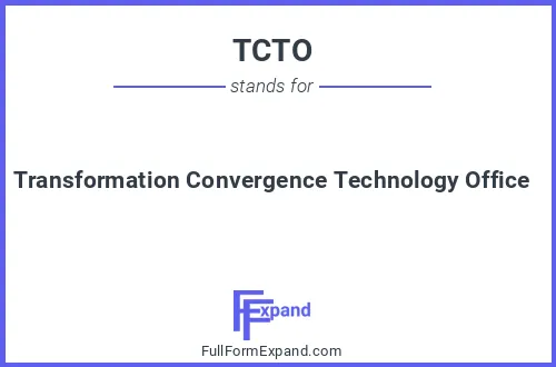 Full form of TCTO