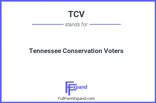 Full form of TCV