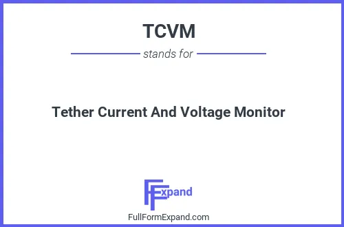 Full form of TCVM