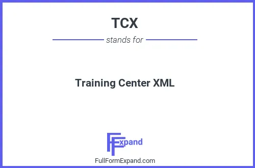 Full form of TCX