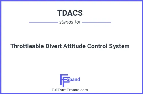 Full form of TDACS