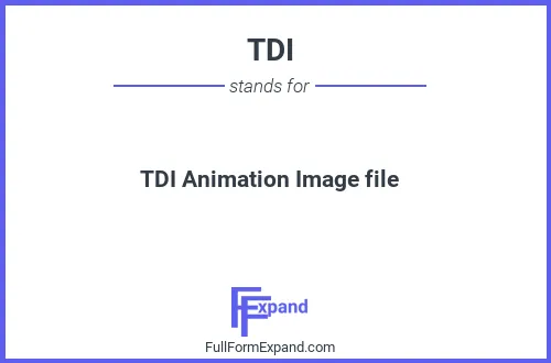 Full form of TDI