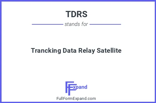 Full form of TDRS