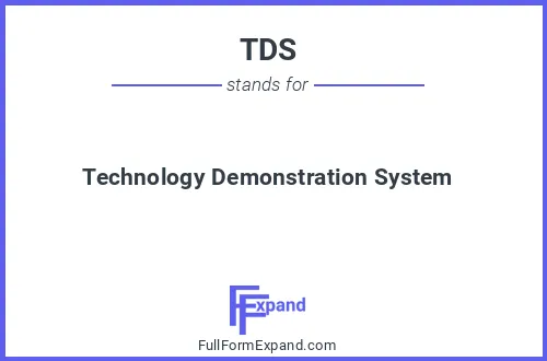 Full form of TDS