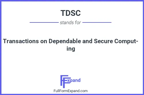 Full form of TDSC