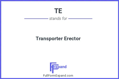 Full form of TE