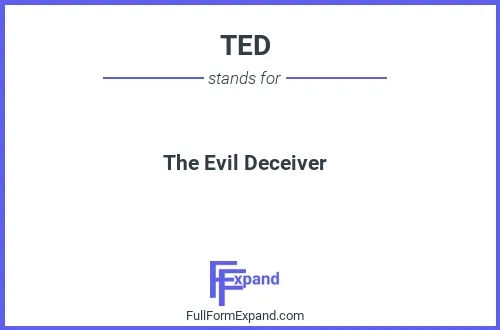 Full form of TED