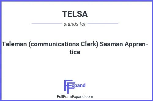 Full form of TELSA