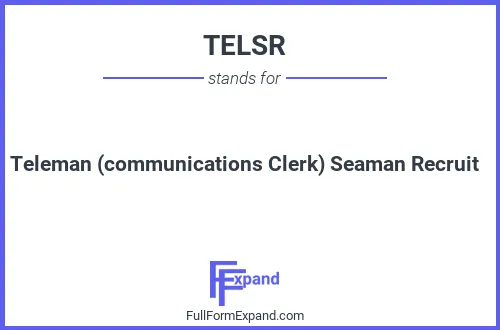 Full form of TELSR