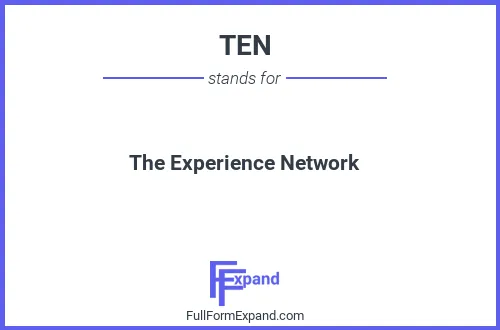 Full form of TEN