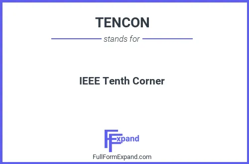Full form of TENCON