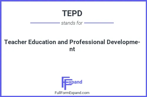 Full form of TEPD