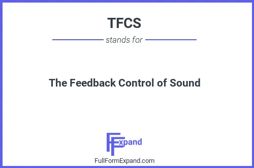 Full form of TFCS