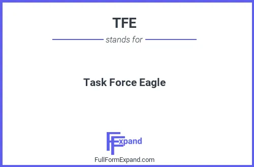 Full form of TFE