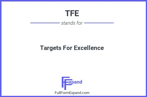Full form of TFE